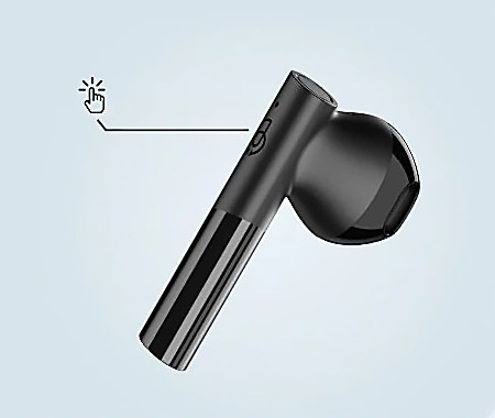 Haylou GT6 Black earbud