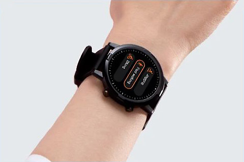 Haylou RT LS05S Smart Watch on hand