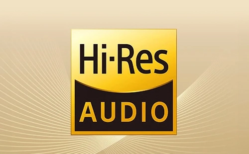 Logotipo de áudio de alta resolução