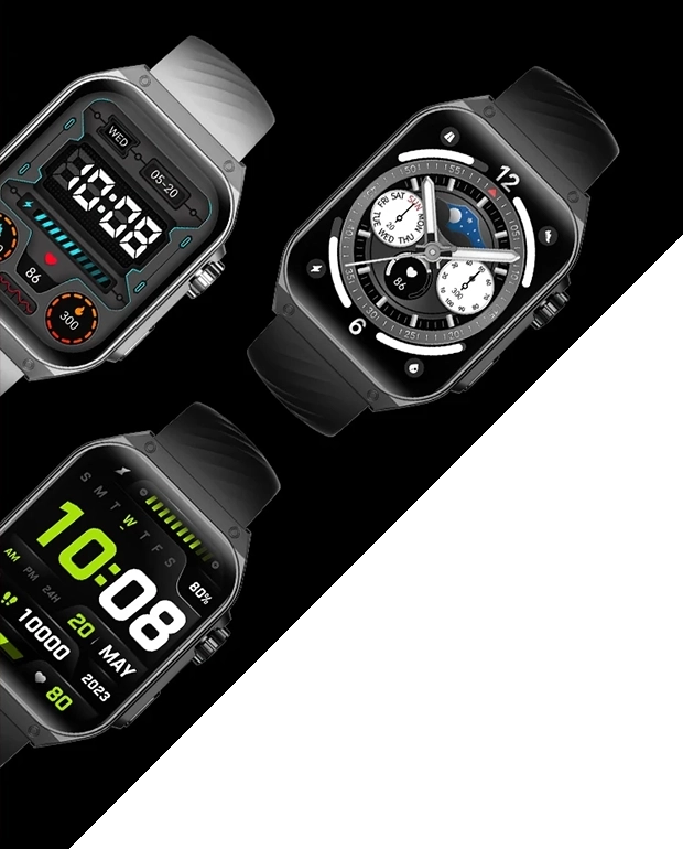 Haylou Watch S8 Três mostradores de relógio