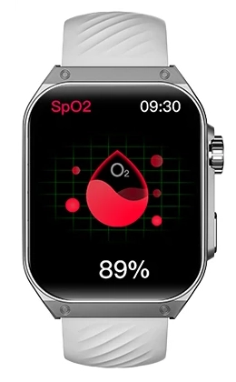 Haylou Watch S8 Ecrã de monitorização do oxigénio no sangue