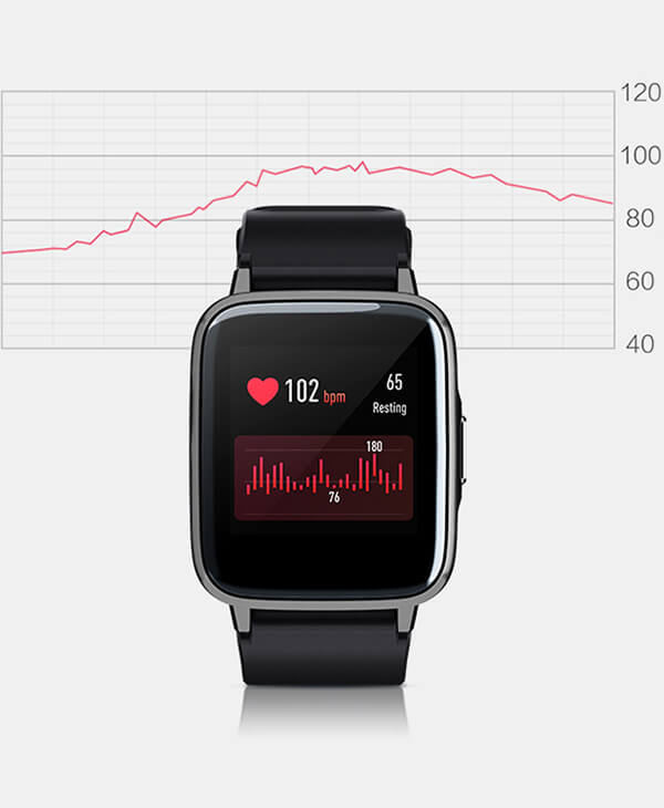 Haylou LS01 Relógio Inteligente Monitor de Frequência Cardíaca