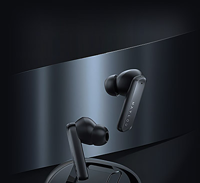 Design ergonômico do Haylou X1 Earbuds