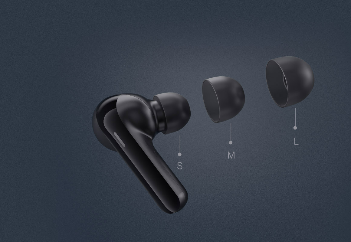 Haylou GT3 personaliza las puntas de los oídos