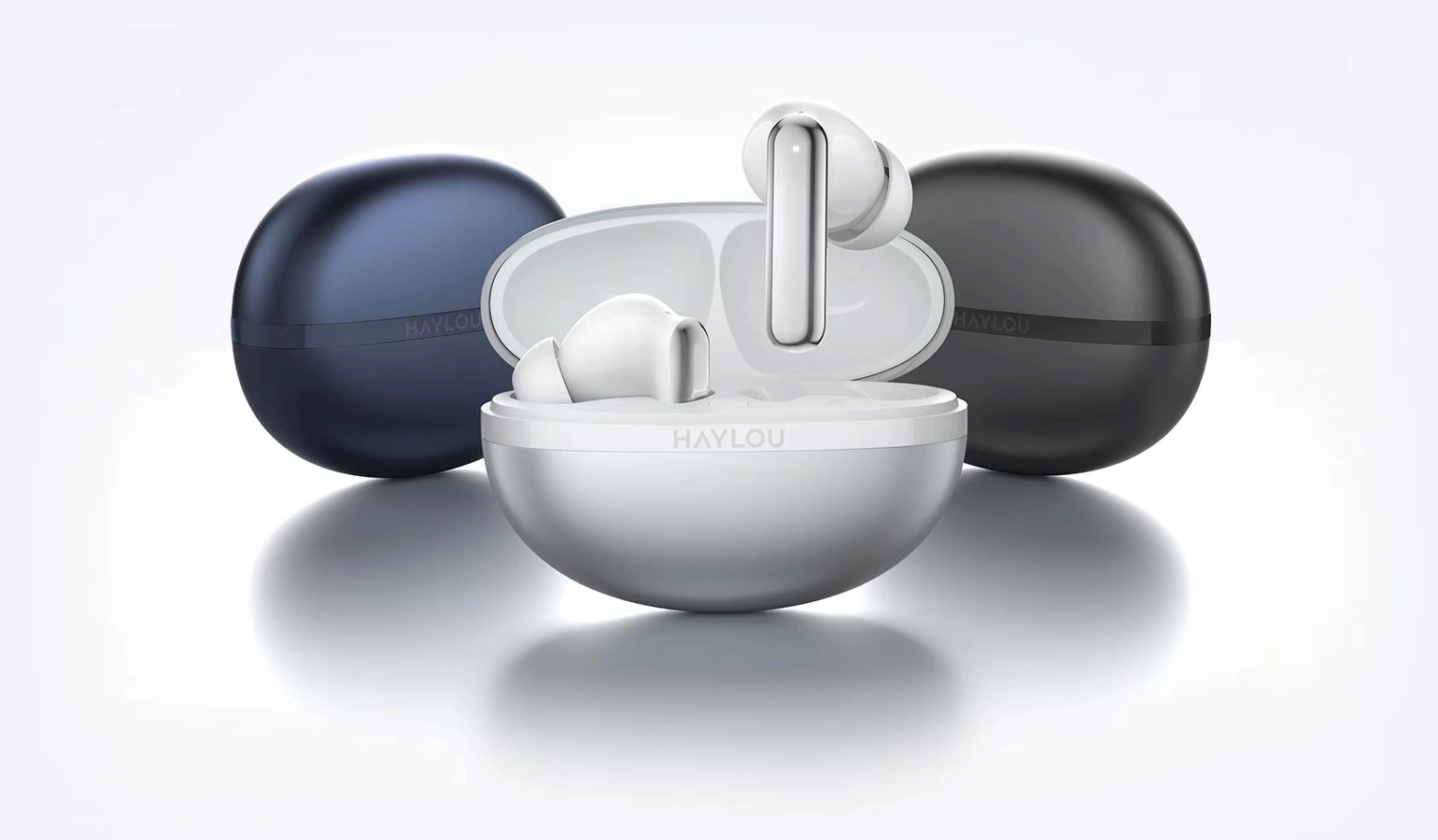 HAYLOU Flowbuds N50 en azul, blanco y negro