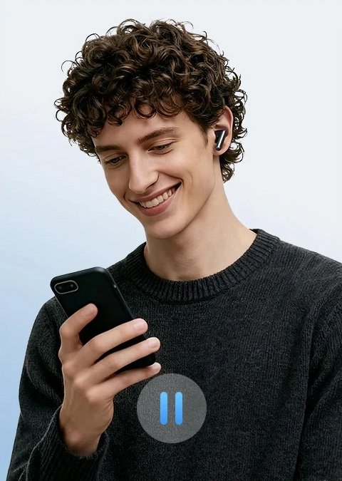 Función de pausa automática HAYLOU Flowbuds N55