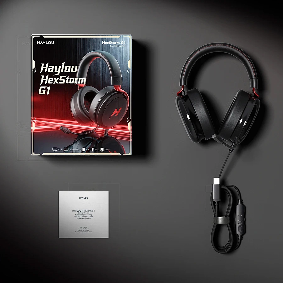 Contenido del paquete HAYLOU HexStorm G1