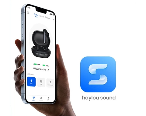 Smartphone con Haylou Sound APP