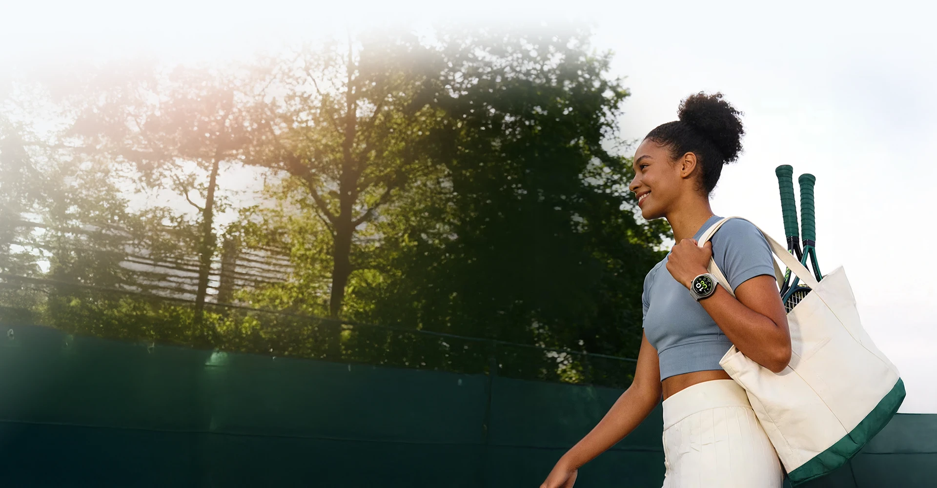 Entrenamiento al aire libre con HAYLOU Solar Neo 2