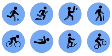 Iconos de modos deportivos de HAYLOU Solar Neo 2 2