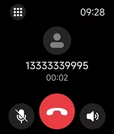 Pantalla de llamadas Bluetooth de HAYLOU Watch Hyper