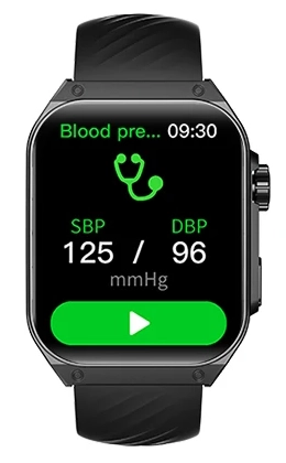 Pantalla de control de la tensión arterial del Haylou Watch S8