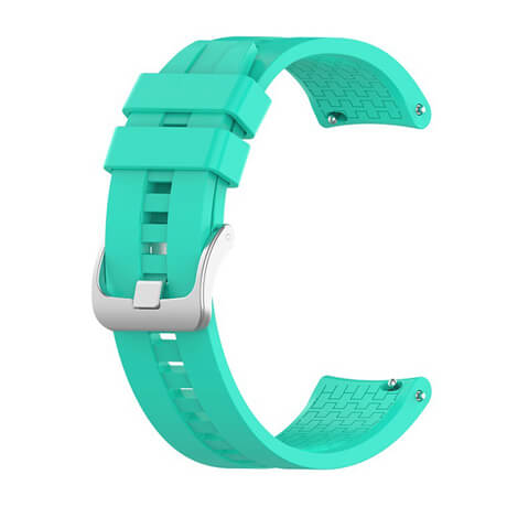 Green lattice elegant silicone watch strap for Haylou LS02