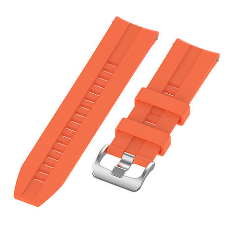 Orange lattice elegant silicone watch strap for Haylou LS02