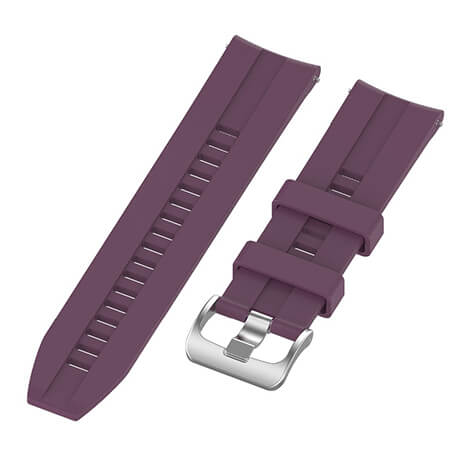 Purple lattice elegant silicone watch strap for Haylou LS02