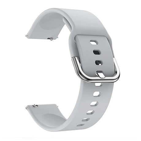Grey soft silicone watch strap for Haylou LS02