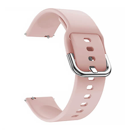Pink soft silicone watch strap for Haylou LS02