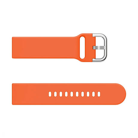 Orange soft silicone watch strap for Haylou LS02
