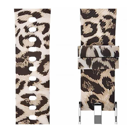 Leopards print soft silicone band for Haylou LS02