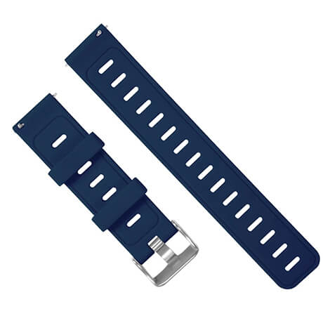 Dark blue silicone soft wristband for Haylou LS02