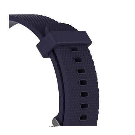 Navy blue Correa silicone soft strap for Haylou LS02