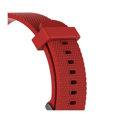 Red Correa silicone soft strap for Haylou LS02