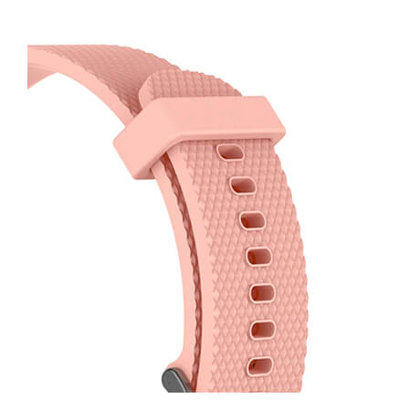 Light pink Correa silicone soft strap for Haylou LS02