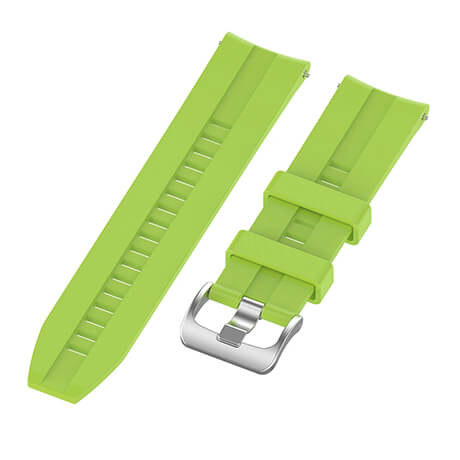 Light Green Bakeey 22mm cross grain silicone watch band for Haylou Solar
