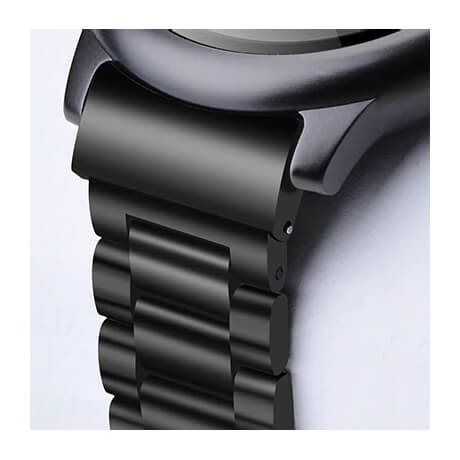 Black stainless steel bracelet for Haylou Solar LS05