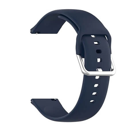 Midnight Blue soft silicone watch strap for Haylou Solar