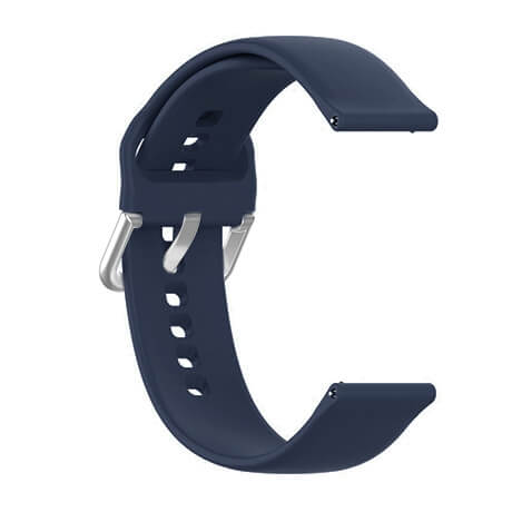 Midnight Blue soft silicone watch strap for Haylou Solar