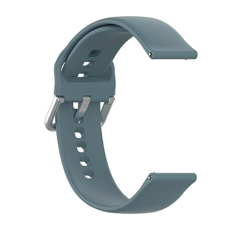 Gray blue soft silicone watch strap for Haylou Solar