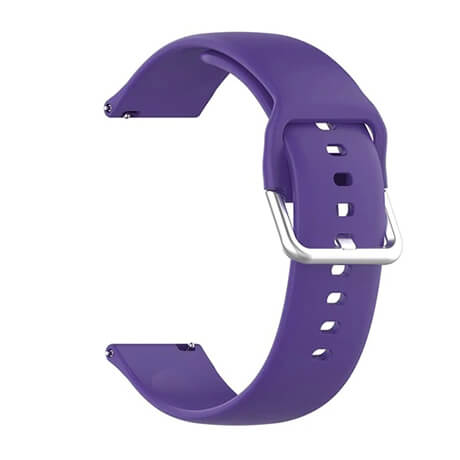 Purple soft silicone watch strap for Haylou Solar