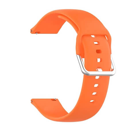 Orange soft silicone watch strap for Haylou Solar