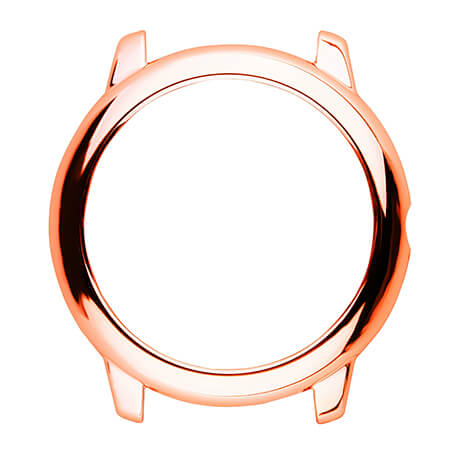 Rose Gold metal watch case cover for Haylou Solar LS05