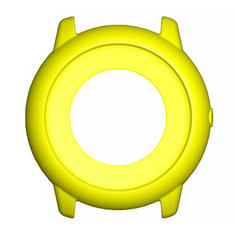 Yellow silicone soft bumper for Haylou Solar LS05