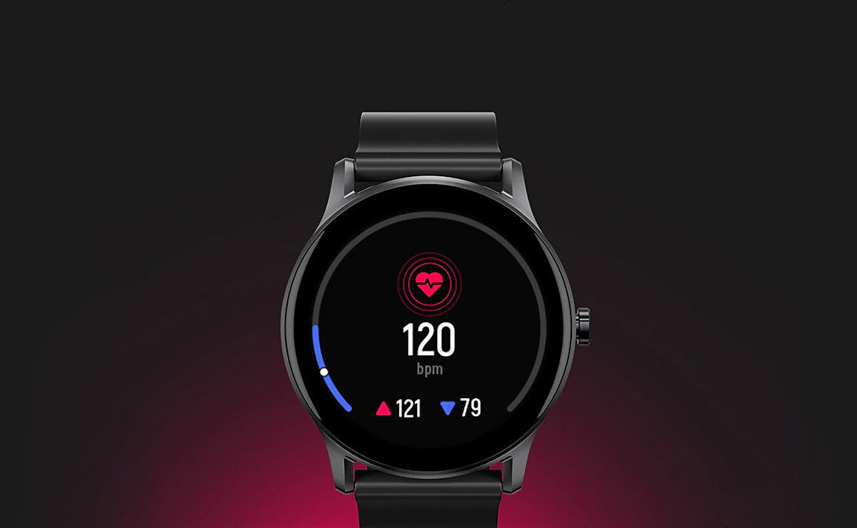 Haylou GS Heart rate monitoring screen