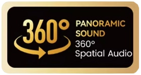 360° Panoramic Sound Logo