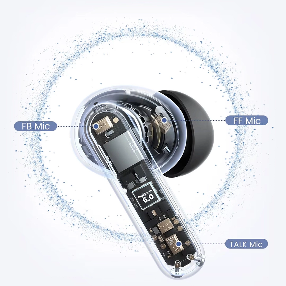 HAYLOU Flowbuds N50 triple-mic call design
