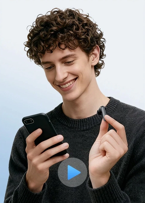 HAYLOU Flowbuds N55 earbuds resume playback