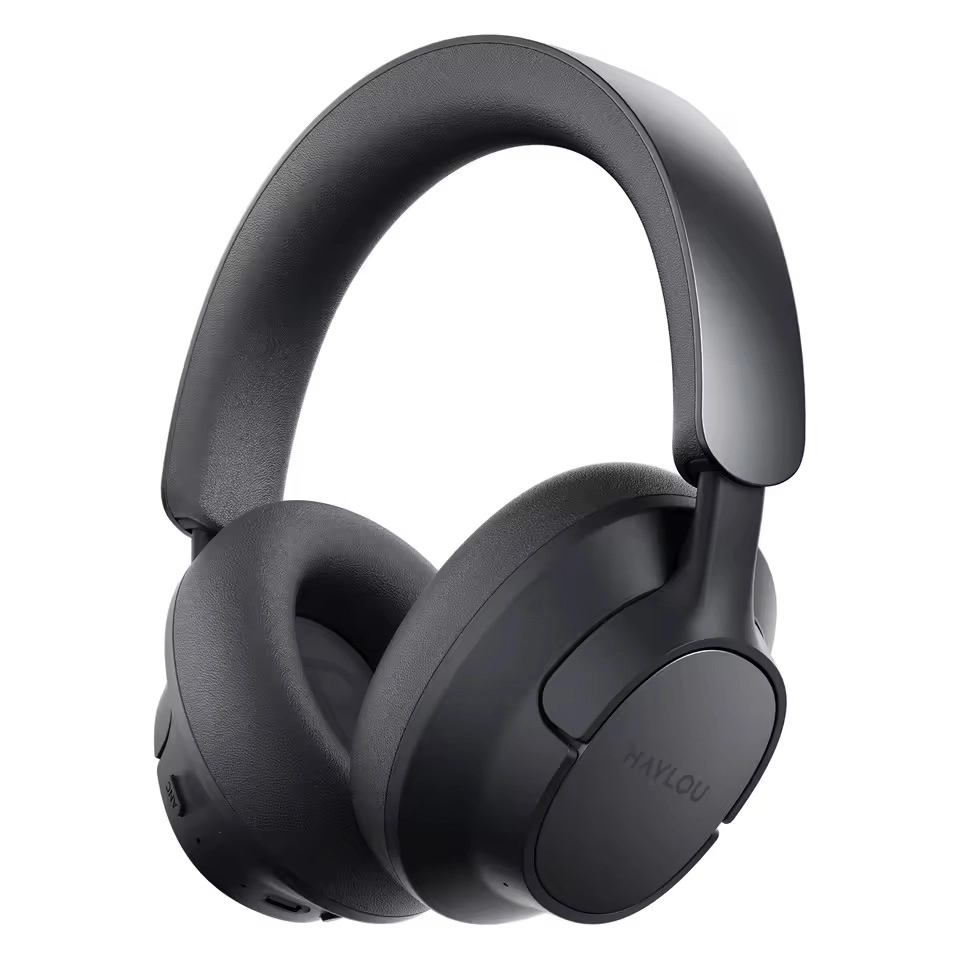 Black HAYLOU FlowLoop S33 headphones