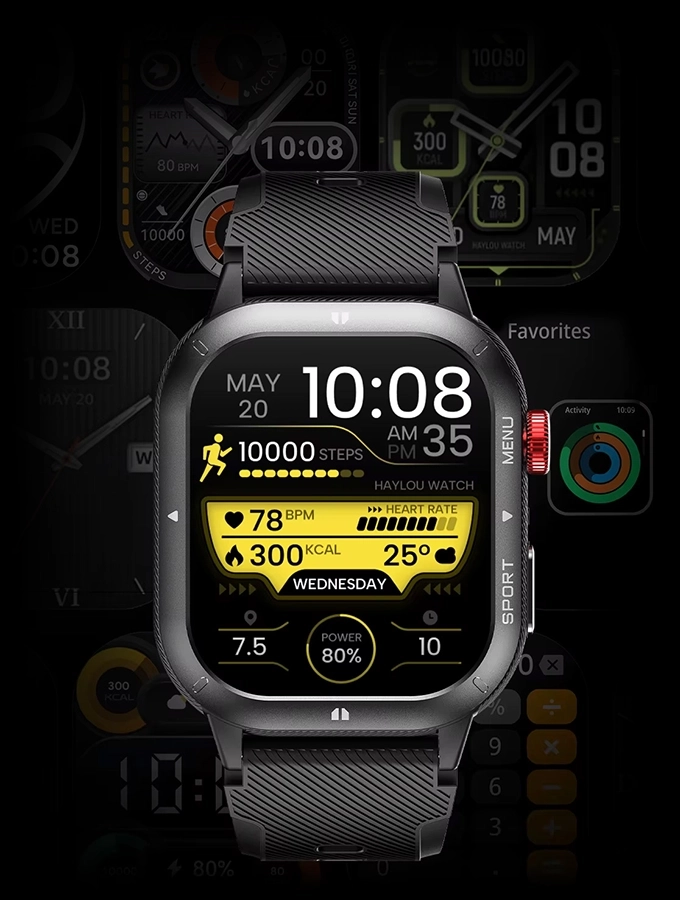 Haylou Iron Neo Watch faces