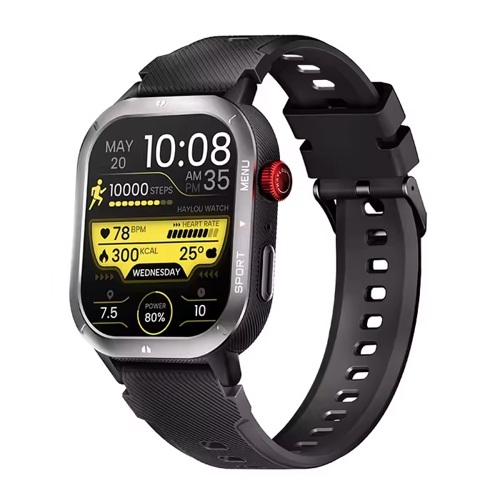 Haylou Iron Neo Black with yellow screen