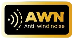 AWN Anti-wind noise logo