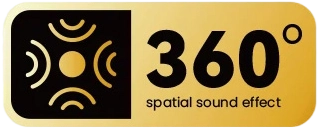 360° Spatial Sound Effect Logo