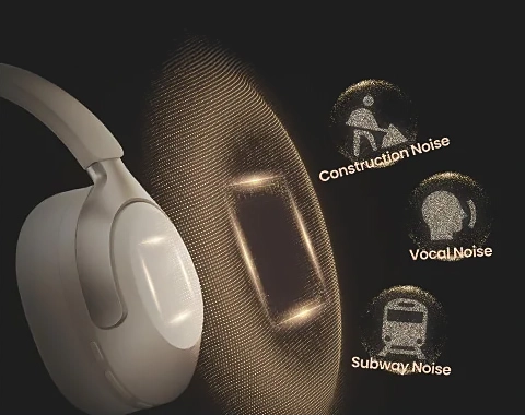 Haylou S40 showing noise reduction for urban environments