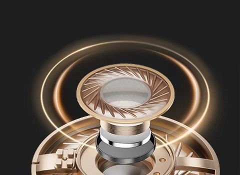 Haylou S40 diaphragm in motion