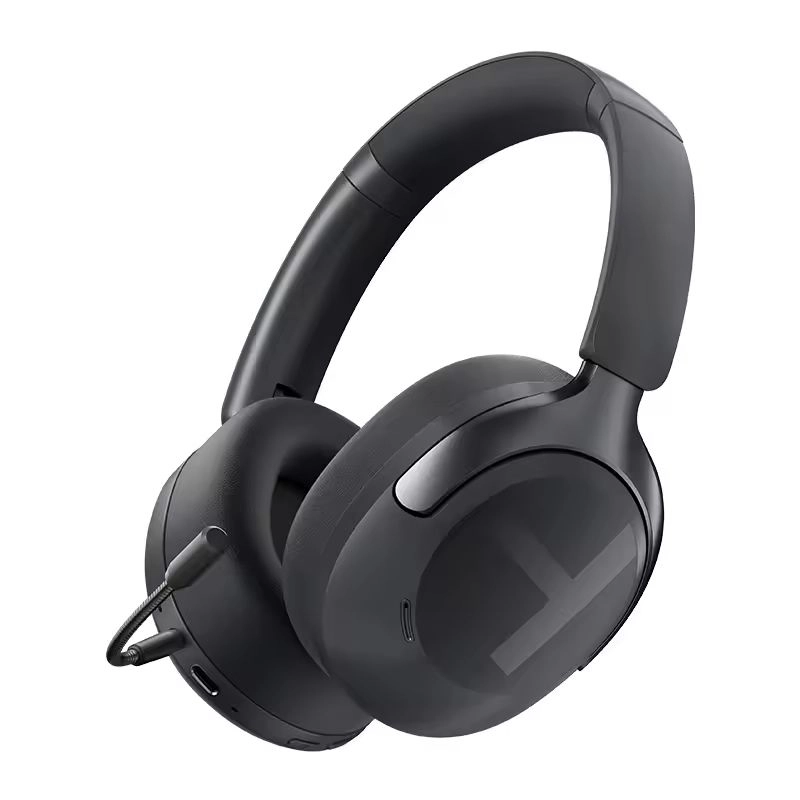 Navy Blue Haylou S40 headphones with MIC