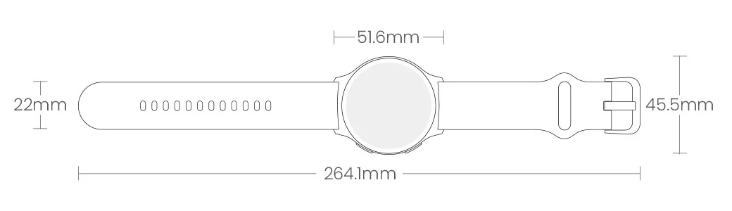 HAYLOU Solar Lite 2 size