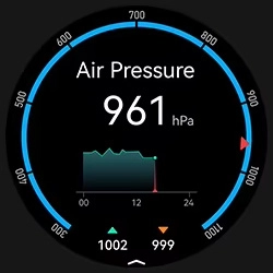 Haylou Solar Ultra Barometer screen